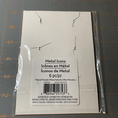 Michaels- Metal Icons Scrapbook Steampunk Gear Crafting Journal Embellishments