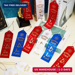 Taiyin 45 Pcs Science Fair Award Ribbons 1st, 2nd, 3rd Place Participation Prize
