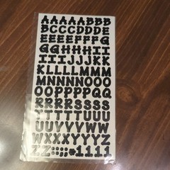MAKING MEMORIES Creative Letters Alphabet LETTERS~Lot of 4 Pkg Dot Chunky Funky