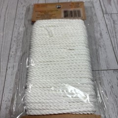Recollections 100% Cotton Rope White 15yds 13.7m 0.1in 3 mm Non-Wired