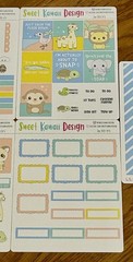 New Sweet Kawaii Design Zoo 2021 Stickers SKD (5) Sticker Sheets