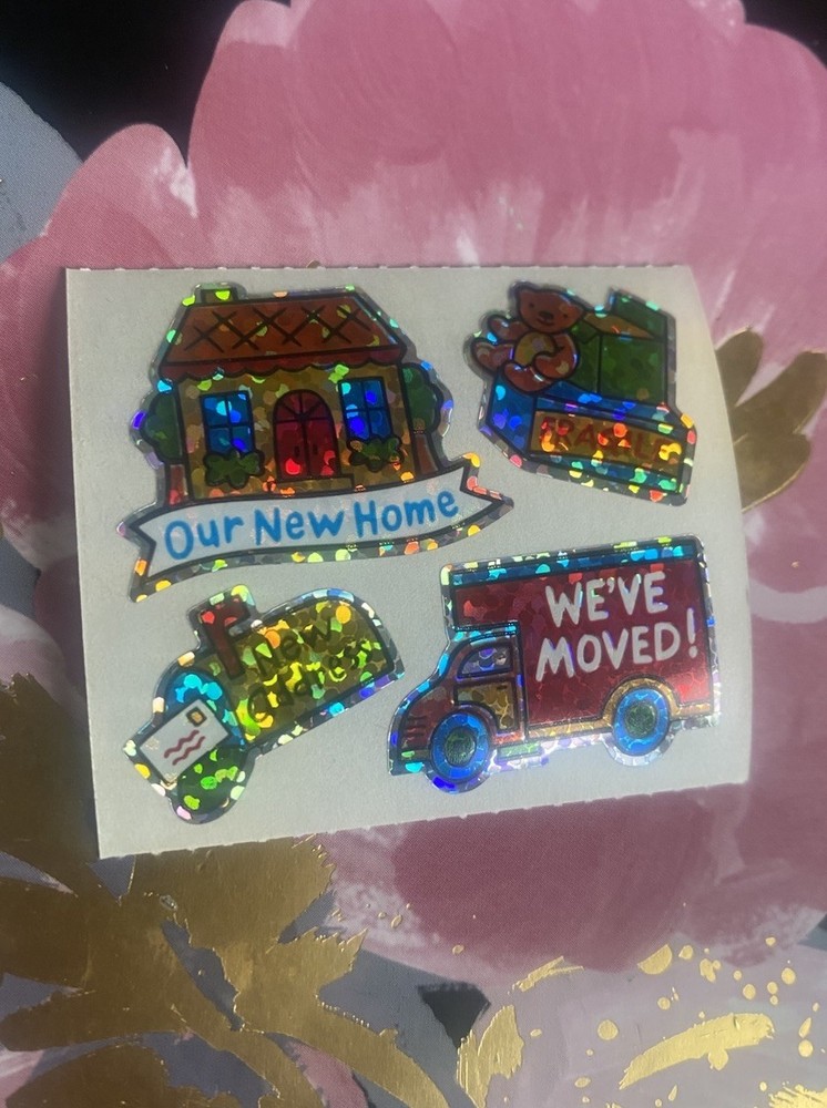 Vintage Hambly Prism We’ve Moved! Sticker Mod 2×1.76 Inches