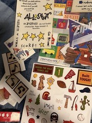 HUGE Bulk Scrapbooking Embellishments, Letters and Stickers Lot 100+ Items