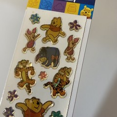 Vintage Sandylion Gems Disney Winnie The Pooh Eeyore Piglet & Tigger Stickers