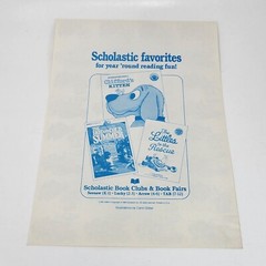 1 VINTAGE 1990’s SCHOLASTIC SHEET OF STICKERS FLYING DOG W/ CAPE + DUCK