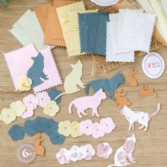 40Pcs Vintage Ephemera Pack Scrapbook Paper Junk Journal Kit Supplies Collage