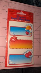 Vintage Stickers Zweckform Hearts Lips Clouds Labels 3 Sheets New Pack