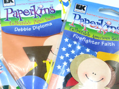 Paperkins Paper Dolls Lot EK Success Scrapbook Glue Book Journal Supply