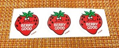 VINTAGE TREND SCRATCH SNIFF BERRY GOOD STRONG STRAWBERRY SCENT STRIP OF 3