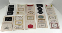 Anna Griffin Artfully Said Vellum Quote 143 Stickers – AG 528 New – Scrapbooking