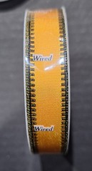 Celebrate It Harvest Halloween Orange&Black Ribbon-5/8 in-3 yds-100% Polyester