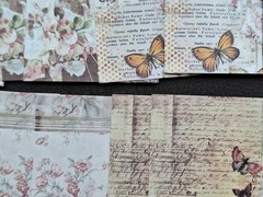 200 Pc Ephemera Petite 2 3/4 X 2 3/4 Dec Garden Series Floral Paper Pack Pack A