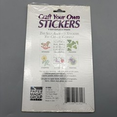 Vintage 90s Paper Magic Group Craft Your Own Stickers 12 Packs Made USA Sealed