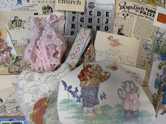 Vintage Childrens Ephemera Junk Journal Pack Book Pages Collage Crafts