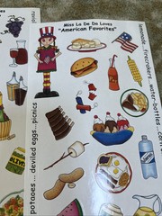 Lot/6 Tie Me To The Moon Miss La De Da Collection Food Favorites