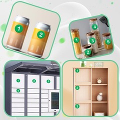 500 Pack Green Round Number Stickers 1-50 – Waterproof Vinyl Labels for All Uses