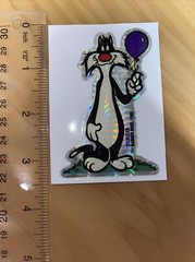 (1) Vintage Stickers 80s PRISM VENDING Machine LOONEY TUNES SYLVESTER VTG 1985