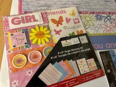 Large Lot Of Girly Girl Best Friends Scrapbook Stickers And Paper Creative Mem