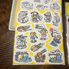 Vintage 1980s Cabbage Patch Kids Puffy Stickers 1983-new & Color Stickers Used