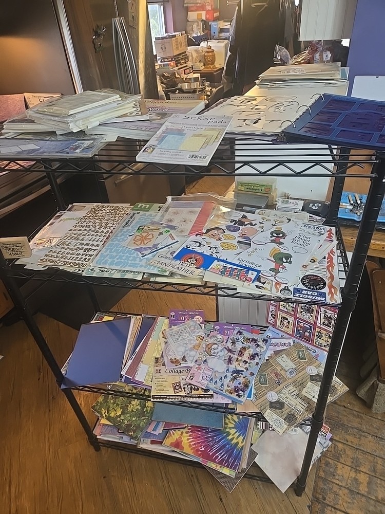 HUGE scrapbooking supplies lot free shipping