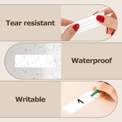 1000 Pack 3×1 Inch Rectangular White Label Stickers to Write On Labels