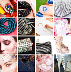 3 Sheets Rhinestone Stickers Self Adhesive Gems 3-6Mm Diameter Diamante Clear Cr