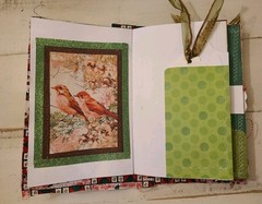100-Page Handmade Christmas Junk Journal Vintage Charm Ready for Your Creativity