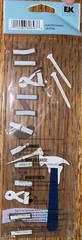 RARE Jolees Handyman Title Tools Hammer Screws Nails Pliers Scrapbook Stickers