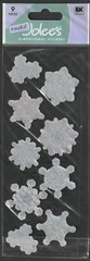 A Touch of Jolee’s SNOWFLAKES Theme 3-D Stickers 9 pcs 71762 FAST FREE shipping!