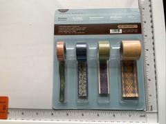 Creative Memories REMINISCE Paper Ribbon NEW 2010 Retired 4 rolls OPENED