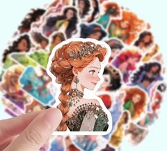 20 PRINCESS RANDOM ASSORTED 2″ STICKERS LABELS PARTY FAVOR BELLE LITTLE MERMAID