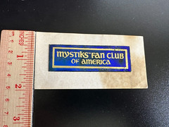 RARE – Vintage 80s Mystiks Fan Club of America Oilies Sticker