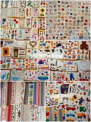 Vintage Mrs. Grossman’s Random Lot of 57 stickers, 5 sizes, scrapbook, journal