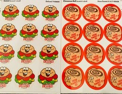 Mixed Scents | Scratch and Sniff Stickers Desserts Fruits Candy Animals Rewards