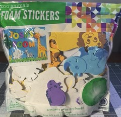 Horizon Group USA Foam Zoo Animals Stickers