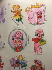 Vintage Rose Petal Place Stickers New In Package Christmas Holiday Hallmark 1983