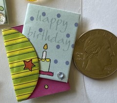 BIRTHDAY PARTY Dimensional Stickers(5pc)Cake•Invitations •Card•Hats•Card Making•