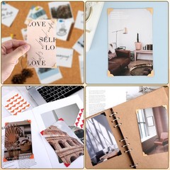 360 Pcs Photo Corners Self Adhesive Photo Mounting Corner Stickers Photo Moun…