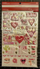 Recollections Creatology VALENTINE’S DAY Sticker Pack – Puffy, Flat 177 pieces