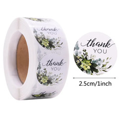 500pcs/1 Roll Stickers Thank You Self-Adhesive Sealing For Gift Box Envelope NEW
