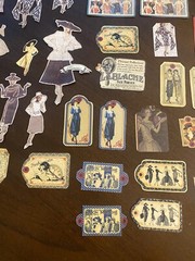 Beautiful Women 20s-60s Fashion Models Junk Journal Collage Scrapbook 37 Pc Lot