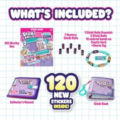 Sky Castle Sticki Rolls Sticki Book Series 2 Sticker Bracelet 120 Mini Stickers