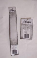 Tim Holtz Assemblage Metal Silver Chain 18″ Shabby Deco Glam 2 Pieces Charms