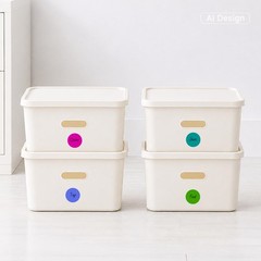 5000PCS Colored Circle Dots Stickers 3/4 Inch Colored Round Stickers