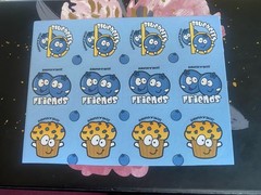 ScratchNSniff Blueberry Scent Sticker Sheet (1 Sheet Of 12 Stickers)