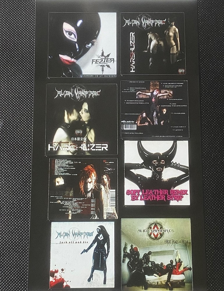Industrial/ aggrotech 2 band sticker sheet