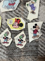 Vintage Rare Disney Sticker LOT 1980s-1990’s Scrapbook Mickey Donald Pluto
