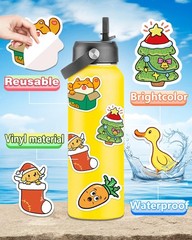 600 Pcs Cute Stickers for Kids, Water Bottle Stickers for Teens, Kawaii Vinyl…