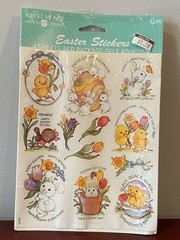 Forget Me Not Easter Stickers Pack of 4 Sheets = 44 Stickers American Greetings