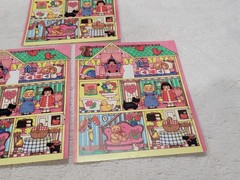 Vintage AGC Inc. American Greetings Dollhouse 3 Sticker Sheets